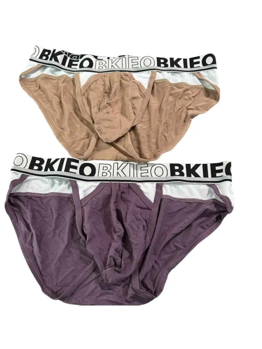 Bekieo Menswear Brief Nearly Nude Pale Large Modal Soft underwear 34-38 Minimal